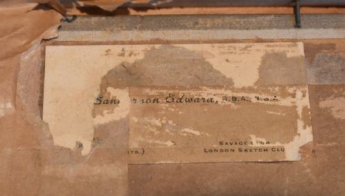 OIL PAINTING BY ALFRED SANDERSON EDWARD RBA - ADDITIONAL PHOTO 7