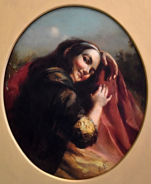 OIL PAINTING OF KATE KEARNEY AN IRISH BEAUTY - ADDITIONAL PHOTO 3