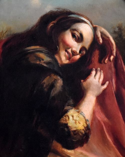 OIL PAINTING OF KATE KEARNEY AN IRISH BEAUTY - ADDITIONAL PHOTO 4