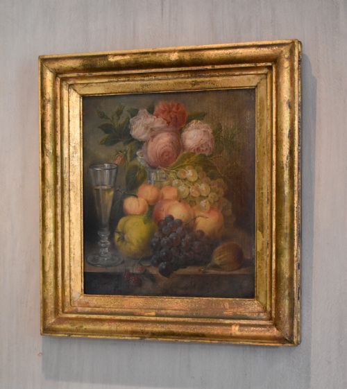 fine victorian still life oil painting - CATEGORY: ANTIQUE ART - DATED 1880