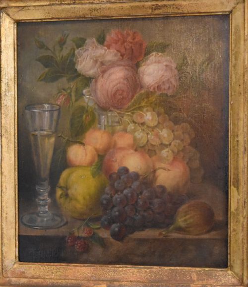 FINE VICTORIAN STILL LIFE OIL PAINTING - ADDITIONAL PHOTO 3