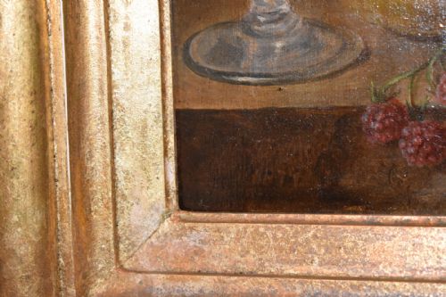 FINE VICTORIAN STILL LIFE OIL PAINTING - ADDITIONAL PHOTO 6