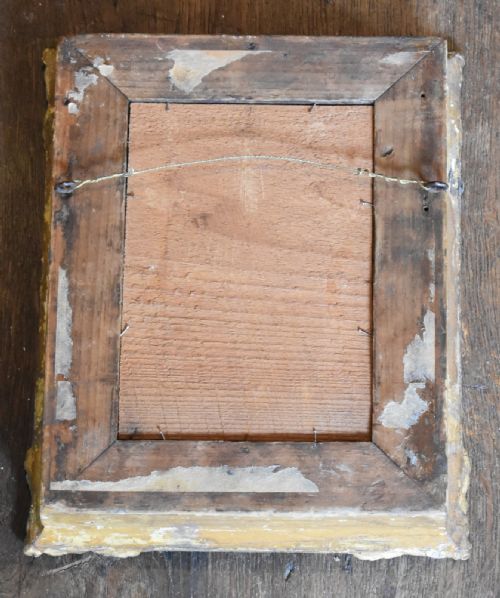 LATE REGENCY MINIATURE OIL OF A LADY - ADDITIONAL PHOTO 6