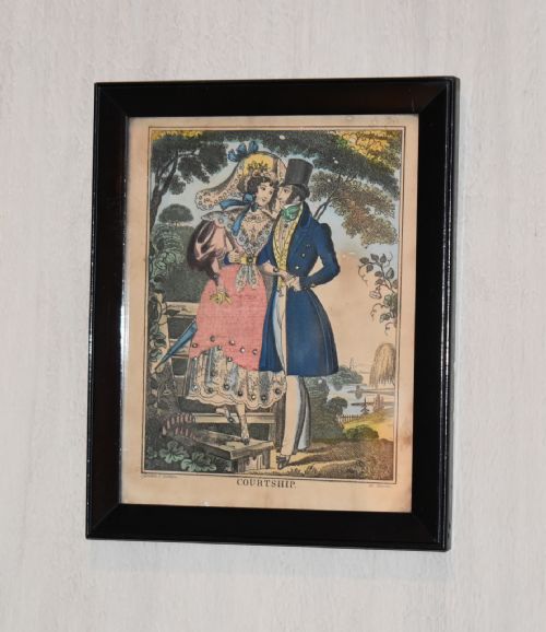 THREE ROMANTIC REGENCY TINSEL PRINTS - ADDITIONAL PHOTO 1