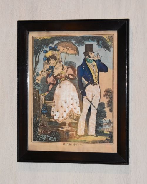 THREE ROMANTIC REGENCY TINSEL PRINTS - ADDITIONAL PHOTO 3