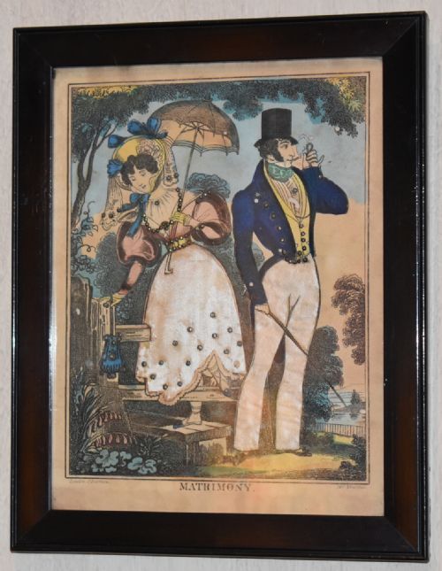 THREE ROMANTIC REGENCY TINSEL PRINTS - ADDITIONAL PHOTO 4