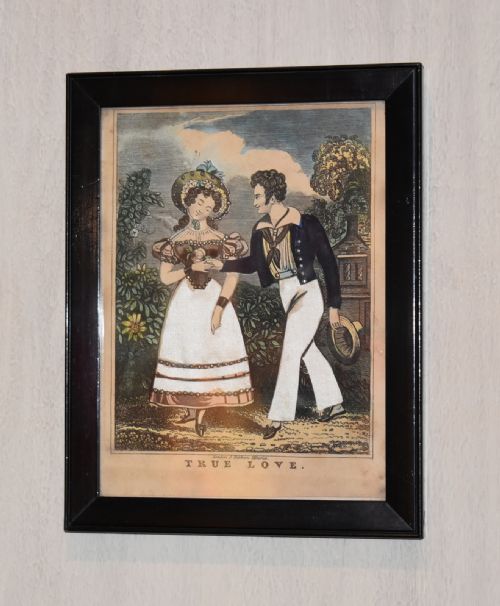 THREE ROMANTIC REGENCY TINSEL PRINTS - ADDITIONAL PHOTO 5