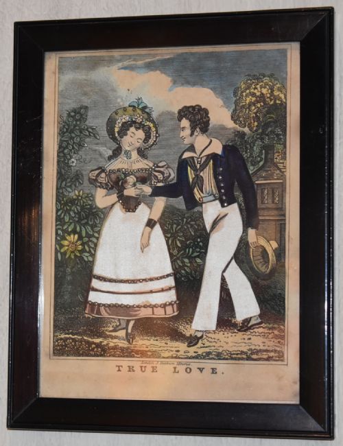THREE ROMANTIC REGENCY TINSEL PRINTS - ADDITIONAL PHOTO 6
