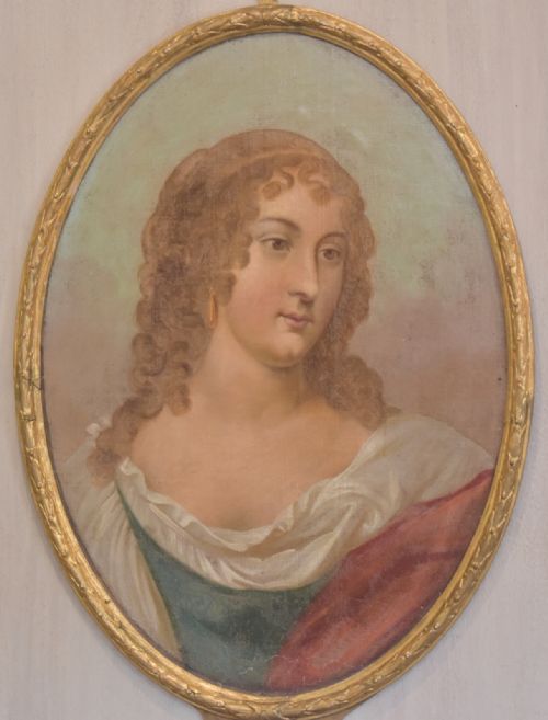 OIL PORTRAIT OF A NOBLEWOMAN - ADDITIONAL PHOTO 1