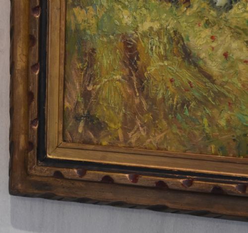 OIL PAINTING OF WORKING HORSES AND FARMERS - ADDITIONAL PHOTO 6