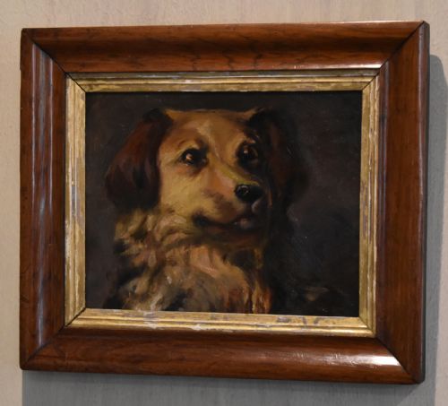 OIL PAINTING SKETCH OF A DOG - ADDITIONAL PHOTO 1