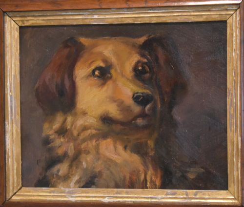 OIL PAINTING SKETCH OF A DOG - ADDITIONAL PHOTO 3