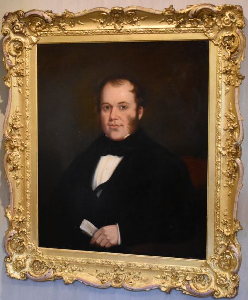 LARGE PAIR OF VICTORIAN OIL PORTRAITS - ADDITIONAL PHOTO 5
