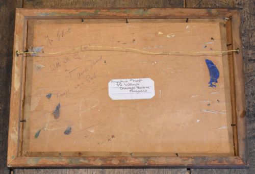 BOATS IN HARBOUR OIL PAINTING BY MARJORIE MORT 19061988 - ADDITIONAL PHOTO 3