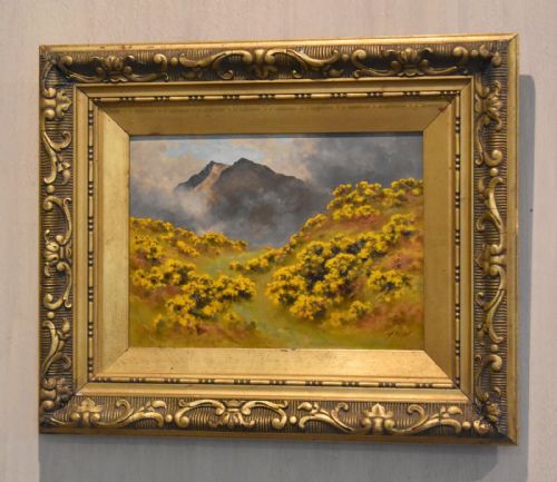 OIL PAINTING OF MOUNT SNOWDON BY ALFRED OLIVER - ADDITIONAL PHOTO 1