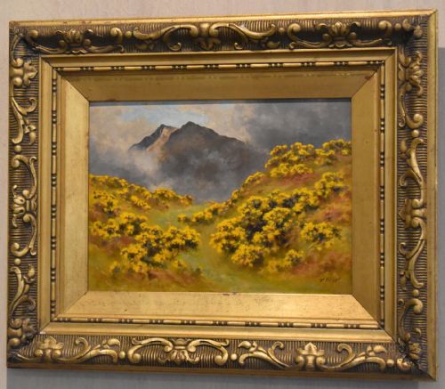 OIL PAINTING OF MOUNT SNOWDON BY ALFRED OLIVER - ADDITIONAL PHOTO 2