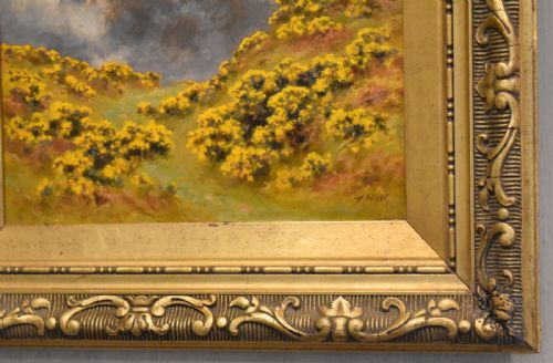 OIL PAINTING OF MOUNT SNOWDON BY ALFRED OLIVER - ADDITIONAL PHOTO 5