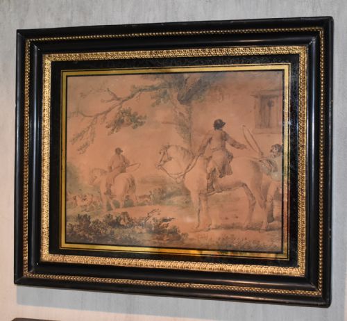 SET OF FIVE VICTORIAN HUNTING PRINTS AFTER MORLAND - ADDITIONAL PHOTO 1