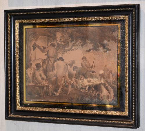 SET OF FIVE VICTORIAN HUNTING PRINTS AFTER MORLAND - ADDITIONAL PHOTO 3