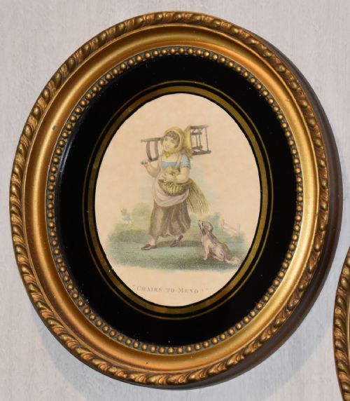 SET OF FOUR VICTORIAN OVAL PRINTS - ADDITIONAL PHOTO 5