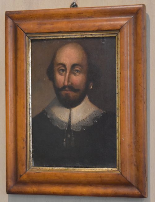 GEORGIAN OIL PAINTING PORTRAIT OF SHAKESPEARE - ADDITIONAL PHOTO 2