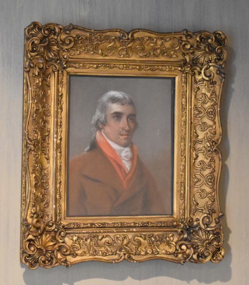 fine pastel portrait of george botham - CATEGORY: ANTIQUE ART - DATED REGENCY
