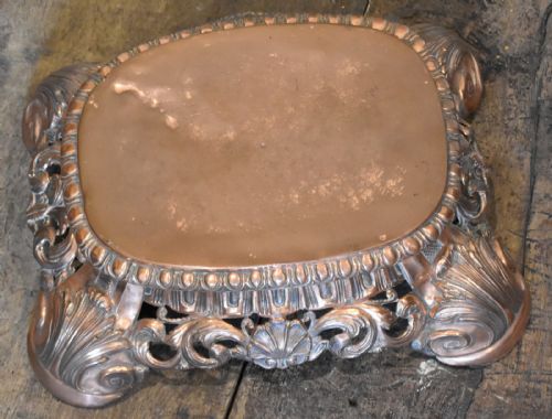 FINE PIERCED COPPER REPOUSSE STAND - ADDITIONAL PHOTO 5