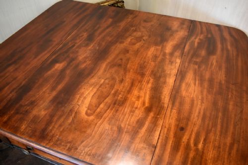 FINE LATE GEORGIAN INLAID MAHOGANY PEMBROKE TABLE - ADDITIONAL PHOTO 10
