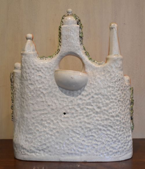 VERY LARGE STAFFORDSHIRE FLAT BACK CHURCH WATCH HOLDER - ADDITIONAL PHOTO 4