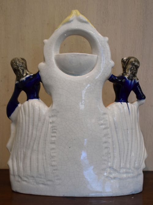 FINE STAFFORDSHIRE FLAT BACK WATCH HOLDER THREE GRACES - ADDITIONAL PHOTO 3