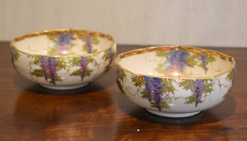 PAIR OF SATSUMA LOBED BOWLS BY KOSHIDA - ADDITIONAL PHOTO 1