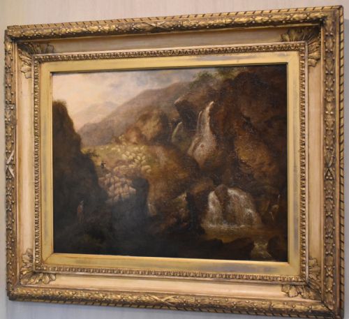 SCOTTISH LANDSCAPE OIL PAINTING BY WILLIAM SMEALL 17901883 - ADDITIONAL PHOTO 1