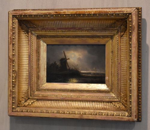 NOCTURNE OIL PAINTING AFTER PETHER - ADDITIONAL PHOTO 1