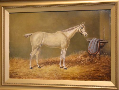 BEVERLEY OIL PAINTING OF A HORSE BY WILLIAM EDDOWES TURNER - ADDITIONAL PHOTO 2