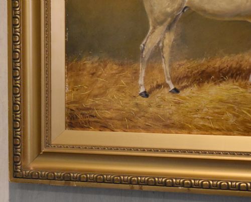 BEVERLEY OIL PAINTING OF A HORSE BY WILLIAM EDDOWES TURNER - ADDITIONAL PHOTO 4
