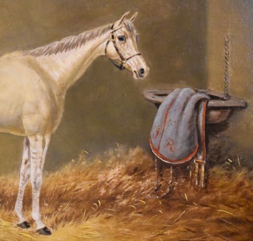 BEVERLEY OIL PAINTING OF A HORSE BY WILLIAM EDDOWES TURNER - ADDITIONAL PHOTO 5