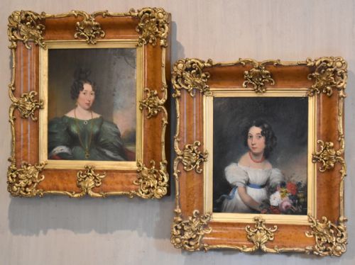 FINE PAIR OF REGENCY OIL PORTRAITS - ADDITIONAL PHOTO 1