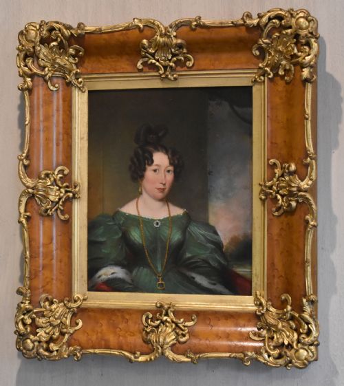 FINE PAIR OF REGENCY OIL PORTRAITS - ADDITIONAL PHOTO 2