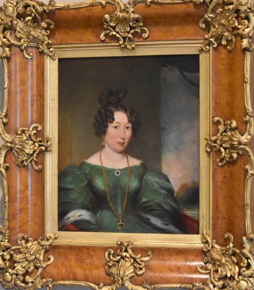 FINE PAIR OF REGENCY OIL PORTRAITS - ADDITIONAL PHOTO 3