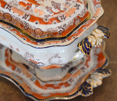 FINE IRON STONE CHINA SAUCE TUREEN - ADDITIONAL PHOTO 3