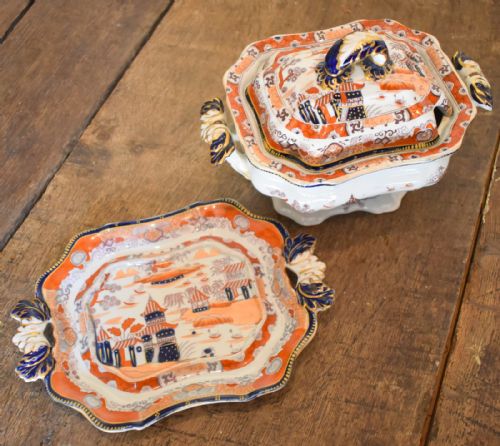 FINE IRON STONE CHINA SAUCE TUREEN - ADDITIONAL PHOTO 5