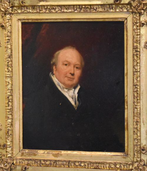 FINE QUALITY LATE REGENCY OIL PORTRAIT OF A GENTLEMAN - ADDITIONAL PHOTO 3