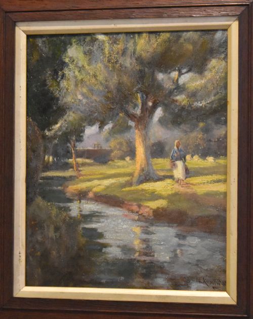 LANDSCAPE OIL PAINTING BY HLROBINSON - ADDITIONAL PHOTO 2