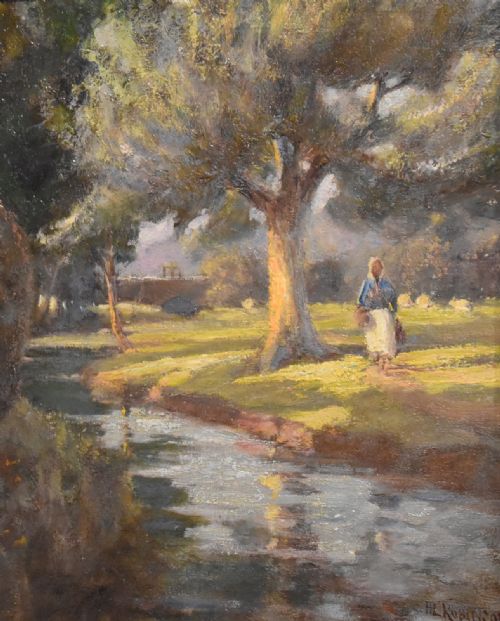 LANDSCAPE OIL PAINTING BY HLROBINSON - ADDITIONAL PHOTO 3