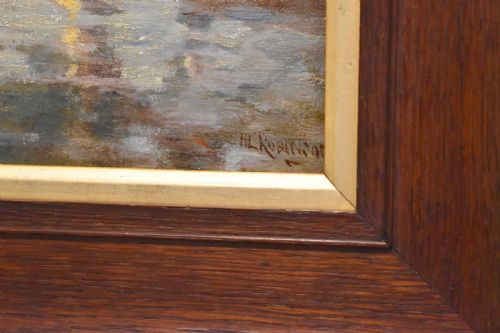 LANDSCAPE OIL PAINTING BY HLROBINSON - ADDITIONAL PHOTO 4