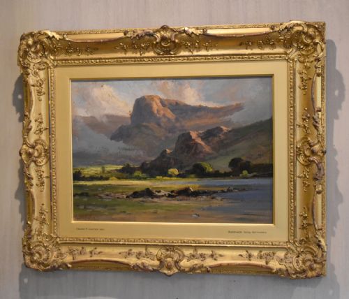 SUPERB PAIR OF LANDSCAPE OIL PAINTINGS BY FRANK T CARTER - ADDITIONAL PHOTO 1