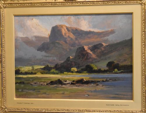 SUPERB PAIR OF LANDSCAPE OIL PAINTINGS BY FRANK T CARTER - ADDITIONAL PHOTO 3