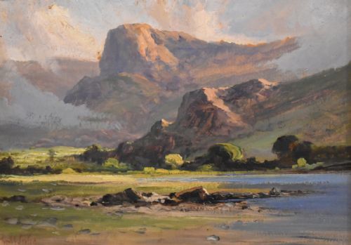 SUPERB PAIR OF LANDSCAPE OIL PAINTINGS BY FRANK T CARTER - ADDITIONAL PHOTO 4