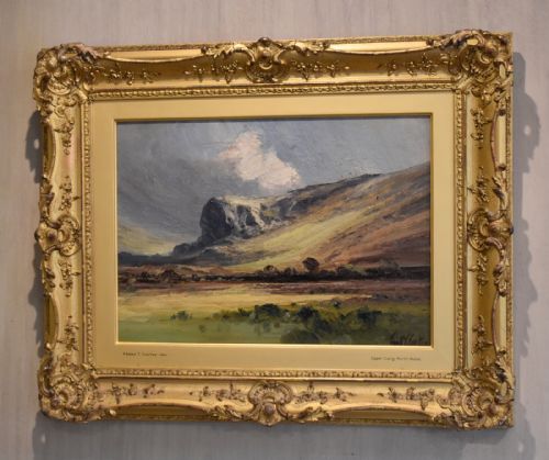SUPERB PAIR OF LANDSCAPE OIL PAINTINGS BY FRANK T CARTER - ADDITIONAL PHOTO 6