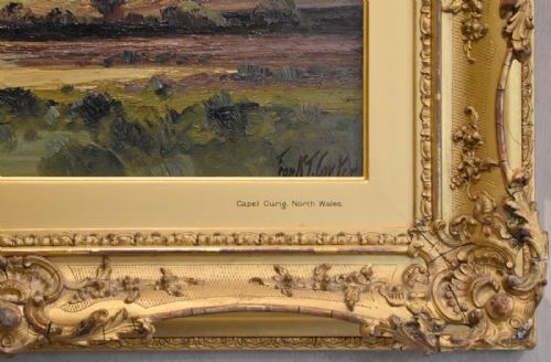 SUPERB PAIR OF LANDSCAPE OIL PAINTINGS BY FRANK T CARTER - ADDITIONAL PHOTO 11